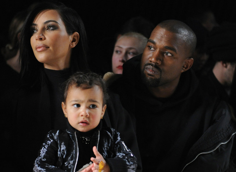 Kim, Kanye i mała North /Getty Images