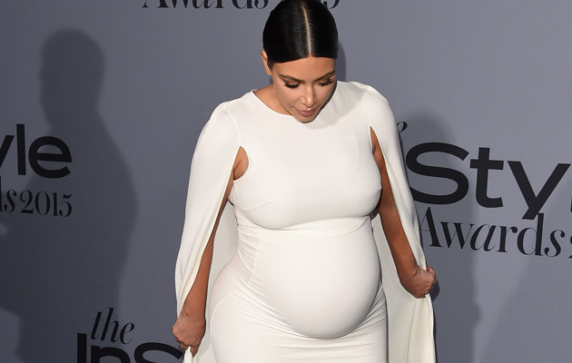 Kim Kardashian boi się porodu! /Jason Merritt /Getty Images