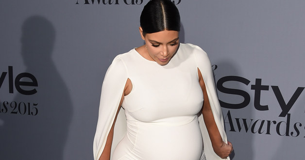 Kim Kardashian boi się porodu! /Jason Merritt /Getty Images