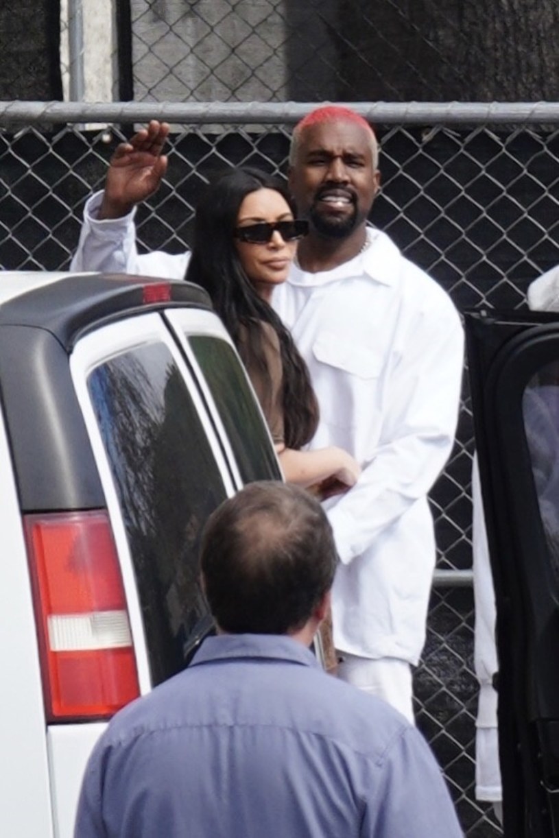 Kim Kardashian i Kanye West,  fot. Shotbyjuliann /Splashnews/Eastnews