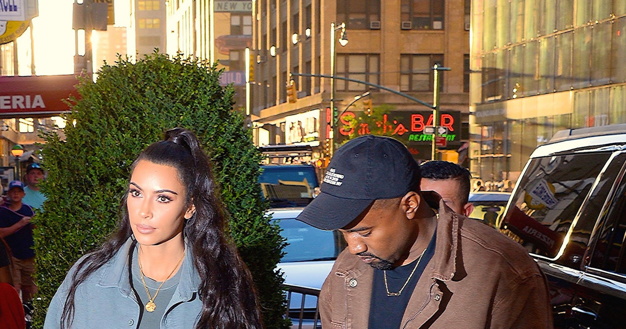 Kim Kardashian i Kanye West z córką /GC Images /Getty Images