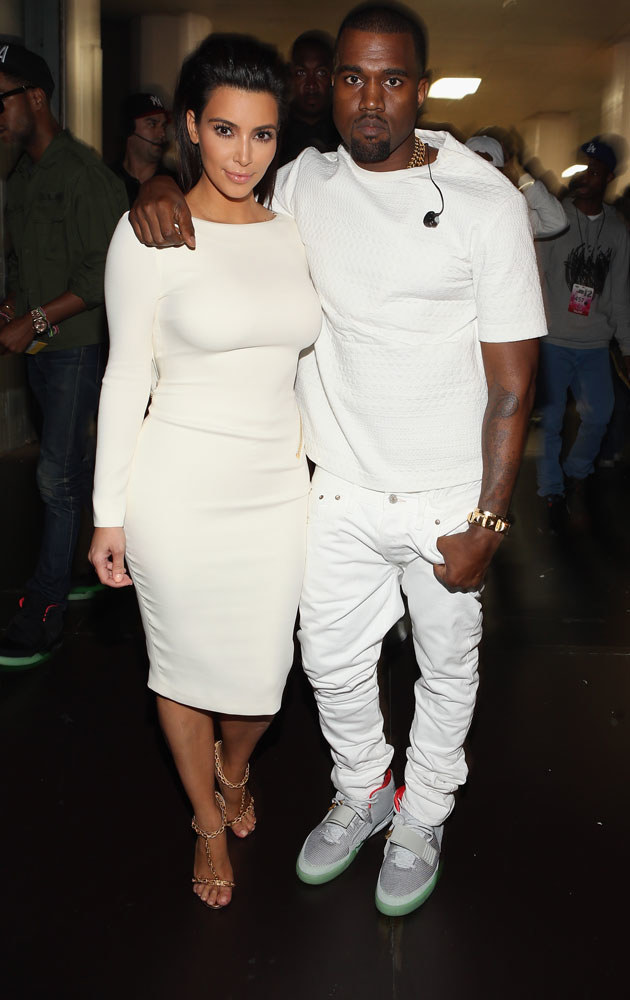 Kim Kardashian i Kanye West /Christopher Polk /Getty Images