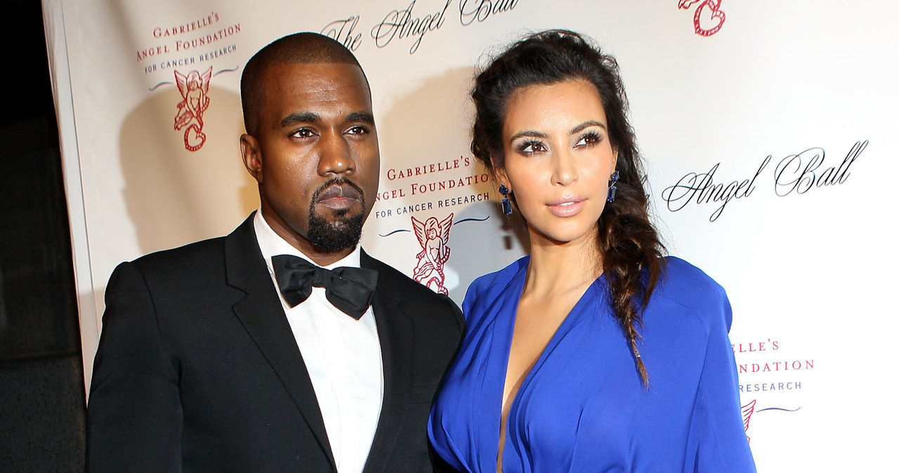 Kim Kardashian i Kanye West /Christopher Polk /Getty Images