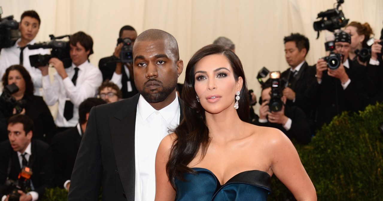 Kim Kardashian i Kanye West /Dimitrios Kambouris /Getty Images