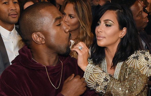 Kim Kardashian i Kanye West /Larry Busacca /Getty Images