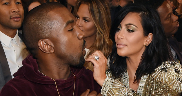 Kim Kardashian i Kanye West /Larry Busacca /Getty Images