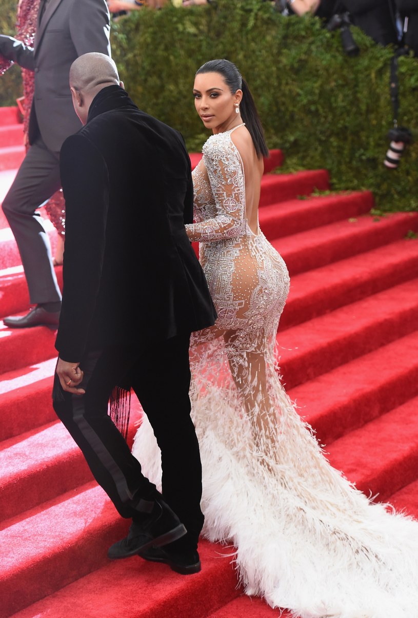 Kim Kardashian i Kanye West /Mike Coppola /Getty Images