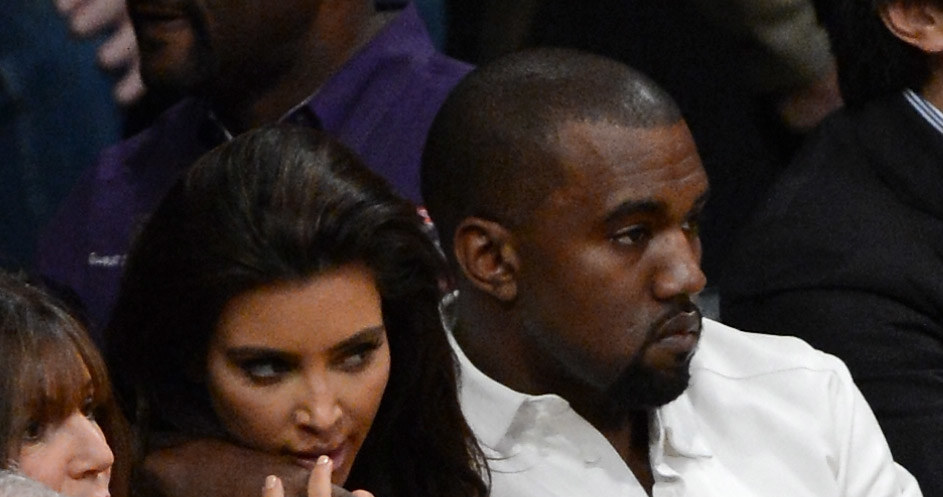 Kim Kardashian i Kanye West /Kevork Djansezian /Getty Images