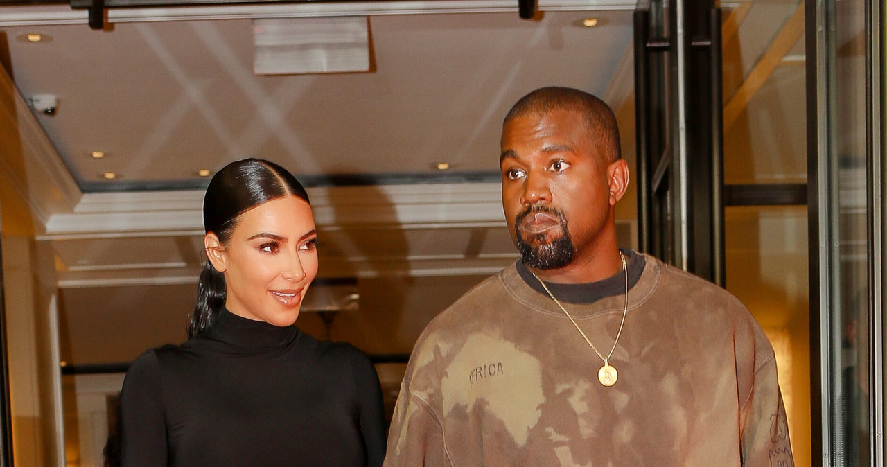 Kim Kardashian i Kanye West /Felipe Ramales  /East News