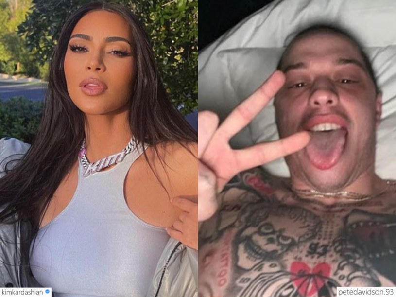 Kim Kardashian I Pete Davidson wezmą ślub? Foto: IG @kimkardashian/ / @petedavidson.93/ /Instagram