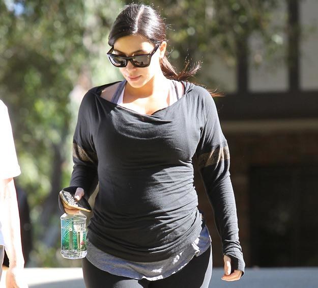 Kim Kardashian jest już w piątym miesiącu ciąży /Agencja FORUM