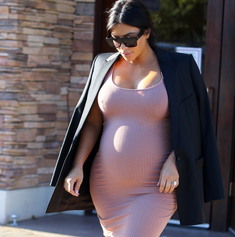 Kim Kardashian niezbyt dobrze zniosła ciążę /Bauer Griffin /Getty Images