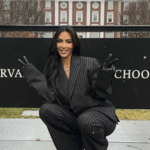 Kim Kardashian podbija Harvard. Na tę okazję wybrała garnitur polskiej projektantki
