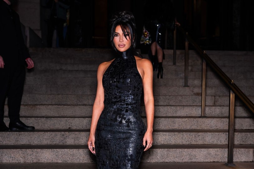 Kim Kardashian podczas rozdania nagród CFDA Fashion Awards  w 2023 r. /Gotham /Getty Images