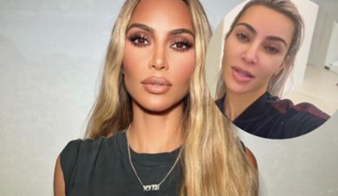 Kim Kardashian w naturalnej wersji. Bez doczepów, filtrów i makijażu nie przypomina siebie