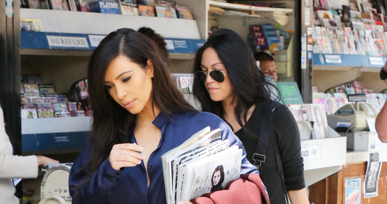 Kim Kardashian wykupuje "Vogue'a" /X17online.com /Agencja FORUM