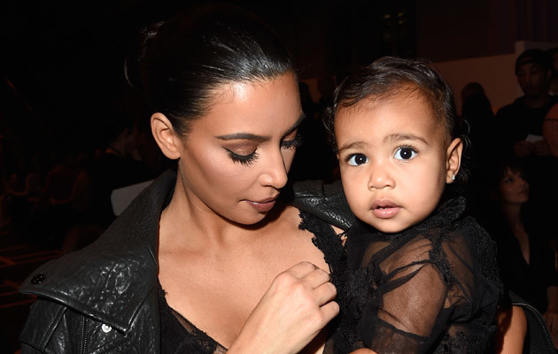 Kim Kardashian z córeczką /Pascal Le Segretain /Getty Images