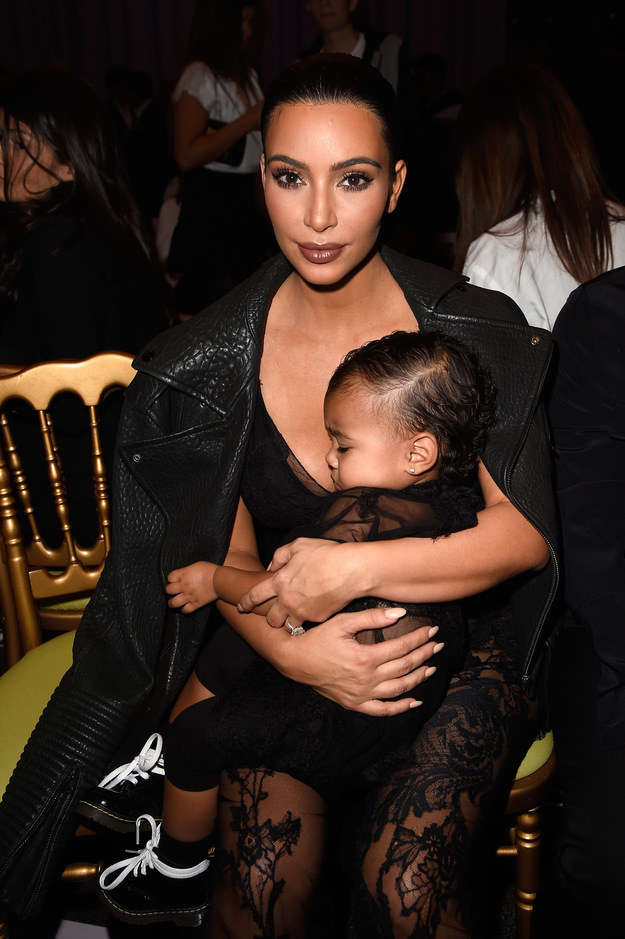 Kim Kardashian z North West /Pascal Le Segretain /Getty Images
