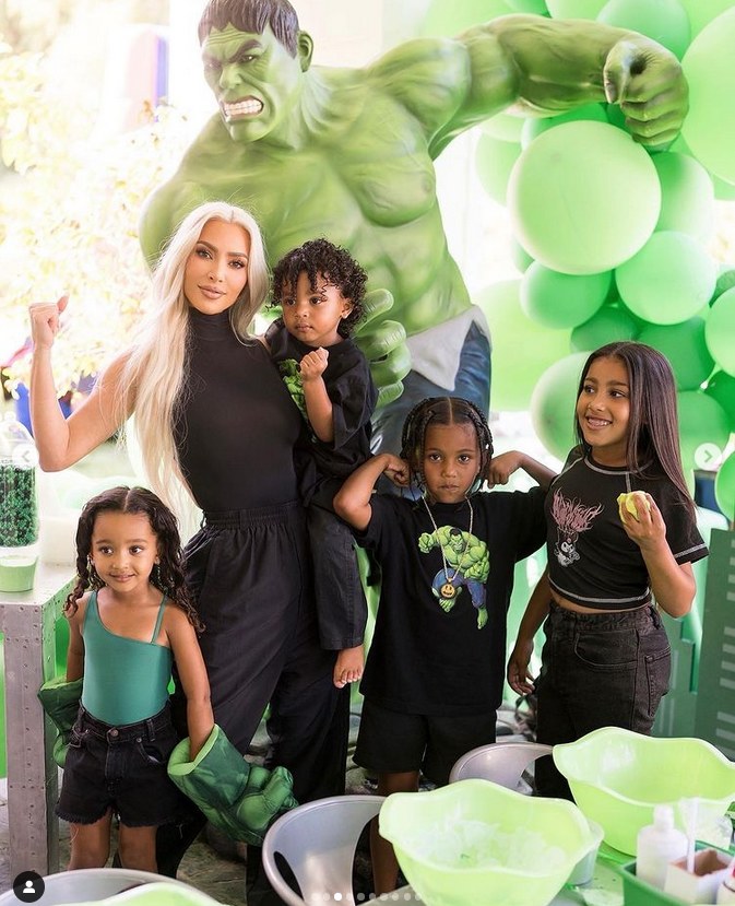 Kim Kardashian zrelacjonowała urodziny swojego syna. IG @kimkardashian/ /Instagram