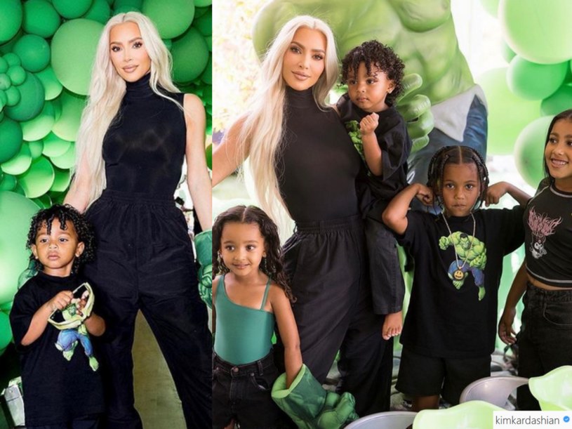 Kim Kardashian zrelacjonowała urodziny swojego syna. IG @kimkardashian/ /Instagram