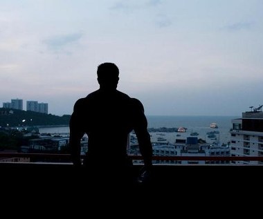 Kim Kold w scenie z filmu "Misiaczek"