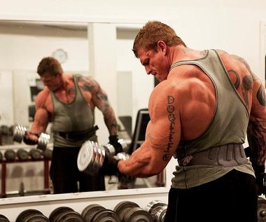 Kim Kold w scenie z filmu "Misiaczek"