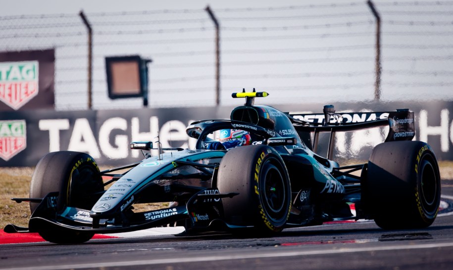 Kimi Antonelli w akcji /ALEX PLAVEVSKI /PAP/EPA