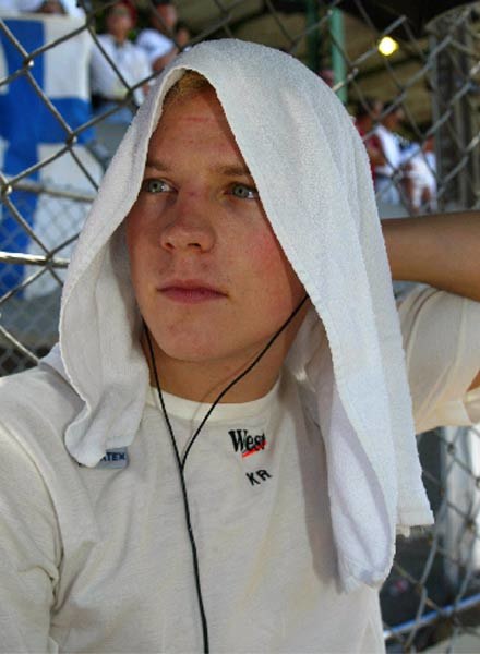Kimi Raikkonen marzy o swoim pierwszym wygranym wyścigu (kliknij) /INTERIA.PL