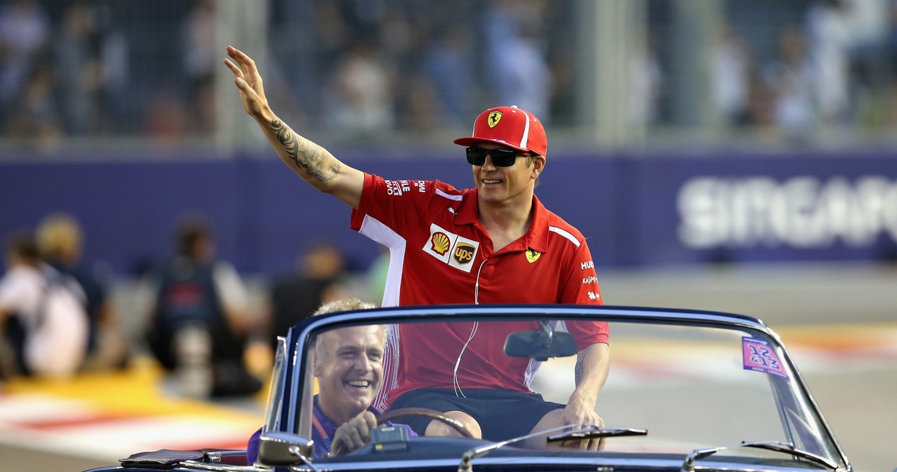 Kimi Raikkonen nie ma problemu z alkoholem... /Getty Images