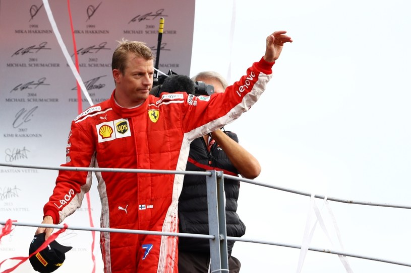 Kimi Raikkonen żegna się z Ferrari /Getty Images
