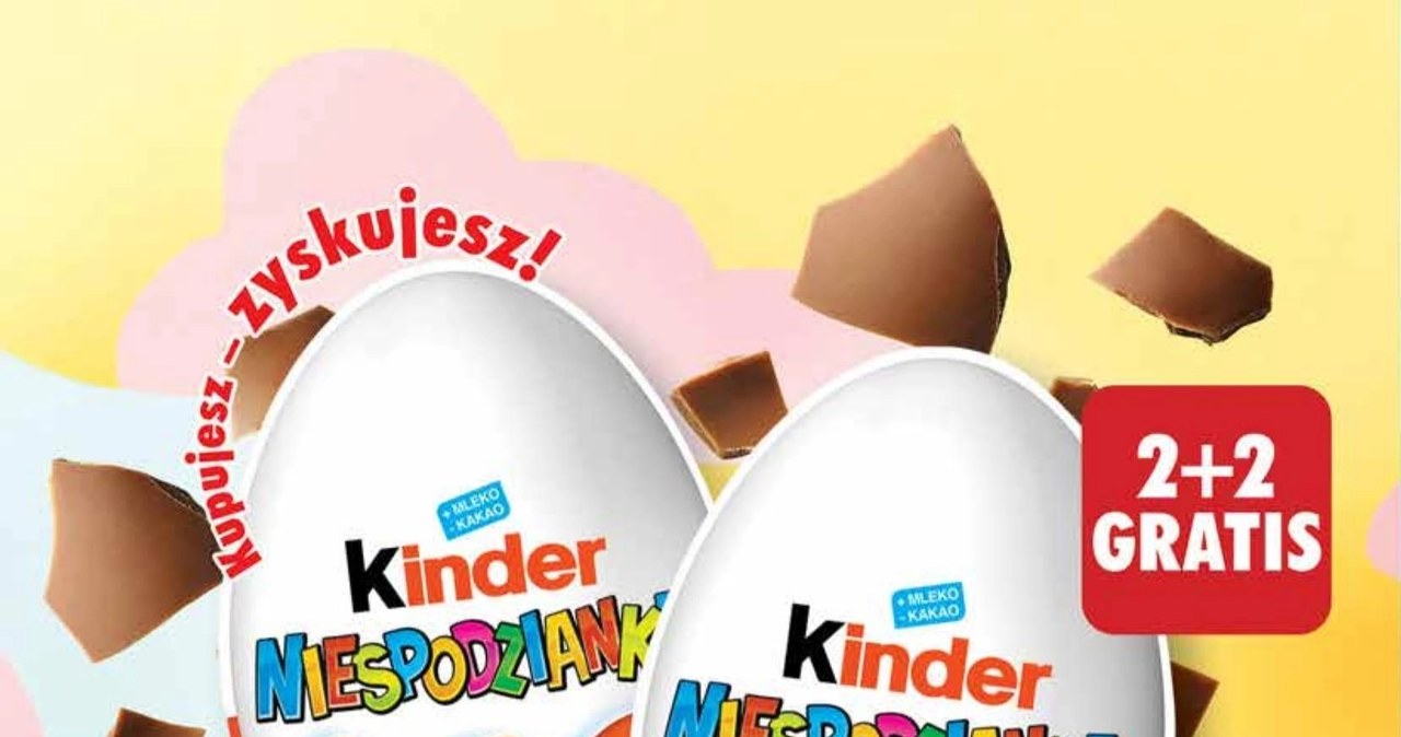 Kinder Niespodzianka 2+2 gratis w Dino! /Dino /INTERIA.PL