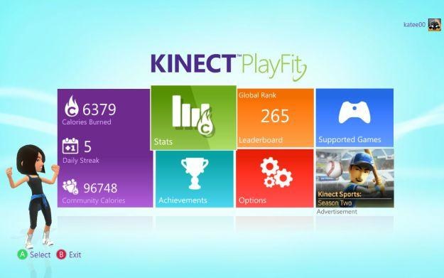 Kinect PlayFit - motyw graficzny /Informacja prasowa