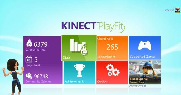 Kinect PlayFit - motyw graficzny /Informacja prasowa