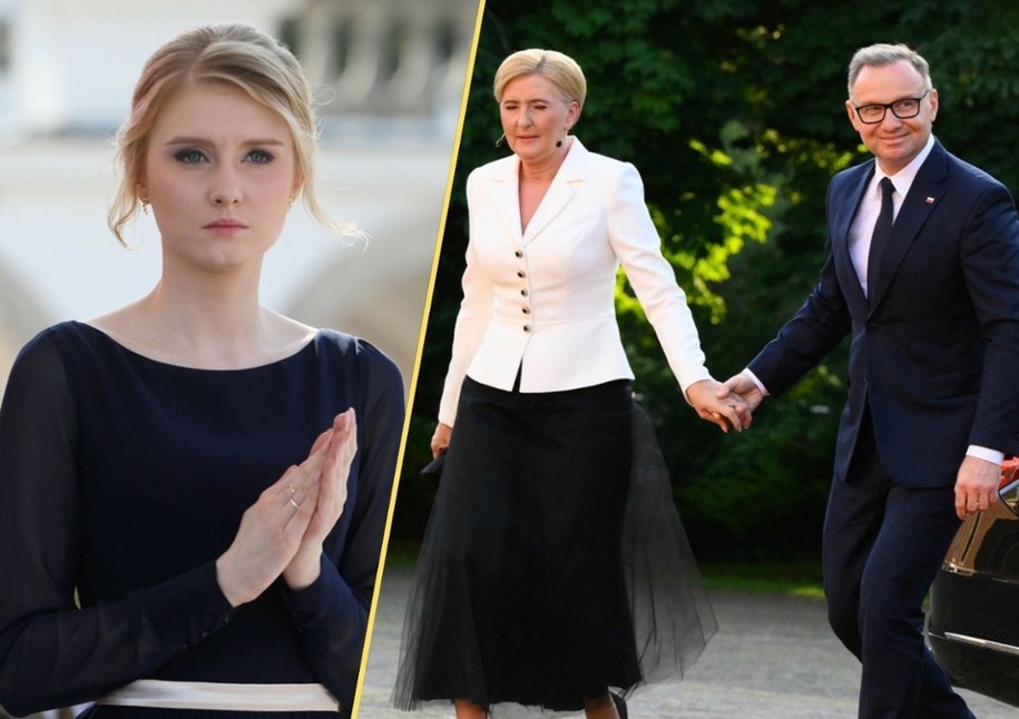 Kinga Duda, Agata Kornhauser-Duda, Andrzej Duda, fot. JOHN THYS/AFP / Jakub Kamiński    /East News