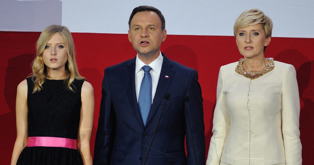 Kinga Duda, Andrzej Duda, Agata Kornhauser-Duda /Witold Rozbicki /Reporter