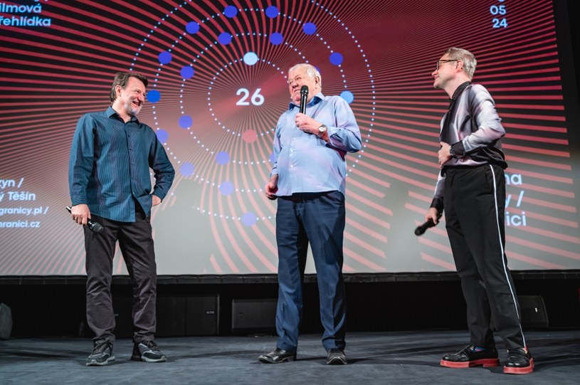 Kino na Granicy 2024: Robert Więckiewicz, Marian Dziędziel i Łukasz Maciejewski, fot. Maciej Dziaczko /Kino na Granicy /materiały prasowe