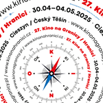 Kino na Granicy 2025: Oto plakat tegorocznej edycji festiwalu. Kompas wskazuje drogę