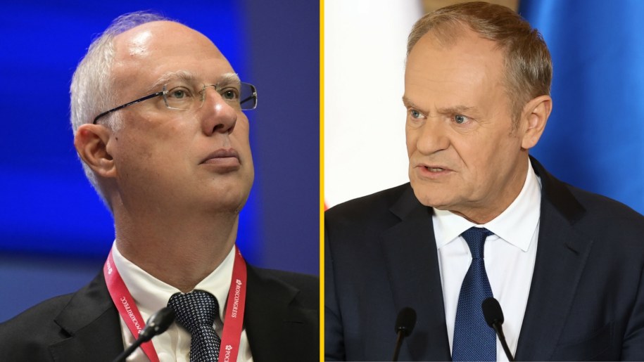 Kiriłł Dmitrijew (L; fot. Sefa Karacan / Anadolu/ABACAPRESS.COM/East News); Donald Tusk (P; fot. Piotr Matusewicz/East News) /