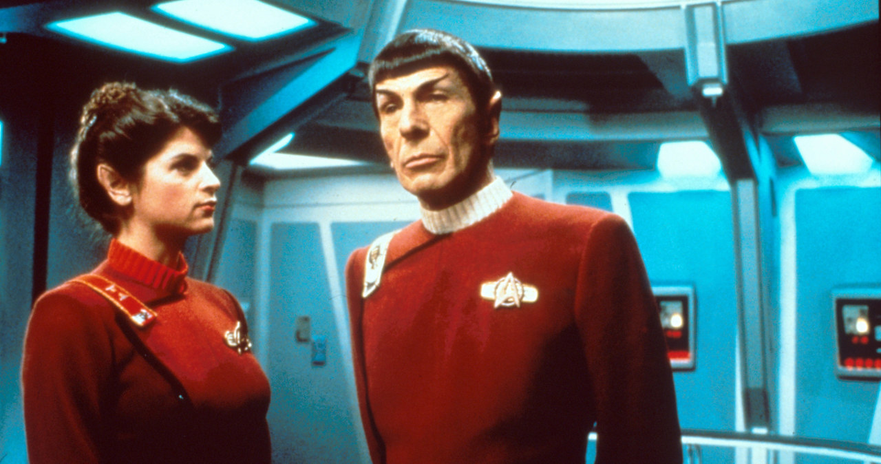 Kirstie Alley, Leonard Nimoy "Star Trek 2: Gniew Khana" /AKPA