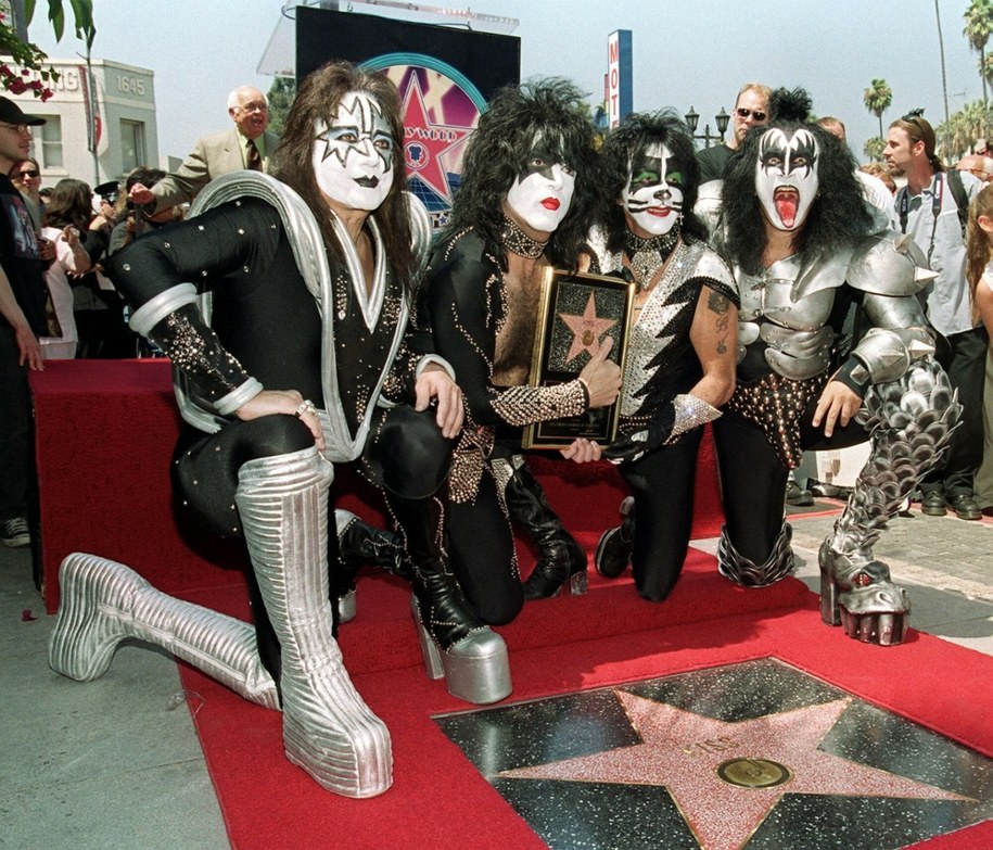 Kiss: Ace Frehley, Paul Stanley, Peter Criss i Gene Simmons /Vince Bucci /East News