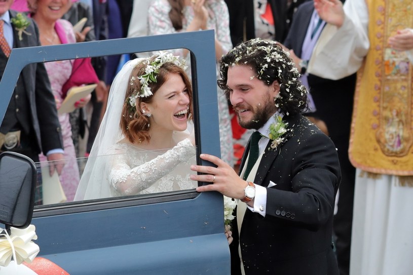 Kit Harrington i Rose Leslie pobrali się w Szkocji w 2018 roku. /Mark R. Milan/GC Images /Getty Images