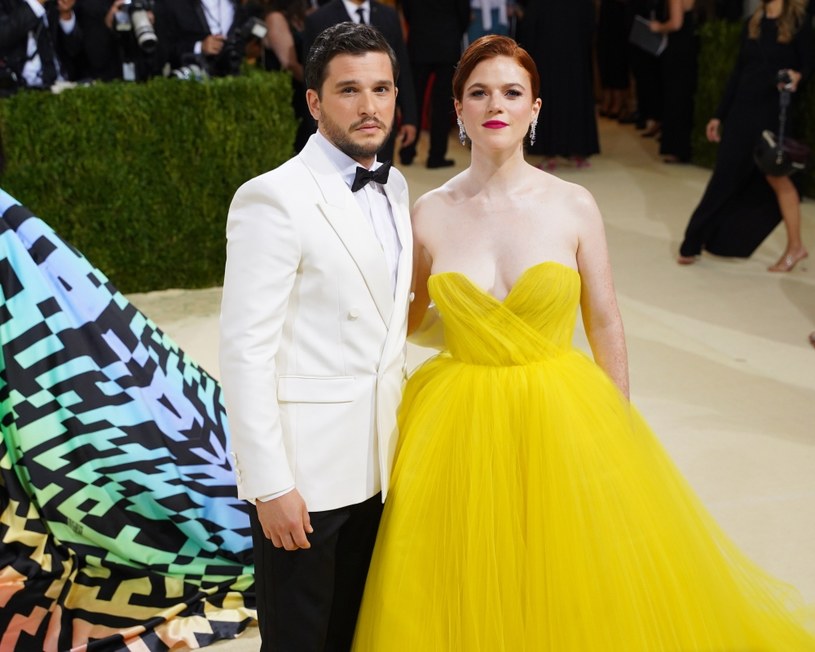 Kit Harrington i Rose Leslie w 2021 roku /Sean Zanni/Patrick McMullan via Getty Images /Getty Images