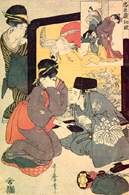 Kitagawa Utamaro, Porównanie historii roninów z życiem kurtyzan, z serii "Chushingara niższych s /Encyklopedia Internautica