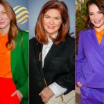 Klasyczna Katarzyna Dowbor i kolorowa Dereszowska. Na ramówce Polsatu przeważały garnitury... u pań