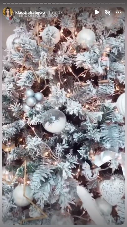 Klaudia Halejcio chwali się świątecznymi ozdobami na Instagramie: klaudiahalejcio /Instagram