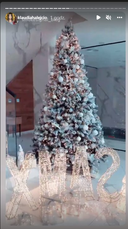 Klaudia Halejcio chwali się świątecznymi ozdobami na Instagramie: klaudiahalejcio /Instagram