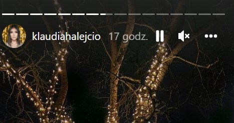 Klaudia Halejcio: /www.instagram.com/klaudiahalejcio/ /Screen z InstaStory  /Instagram