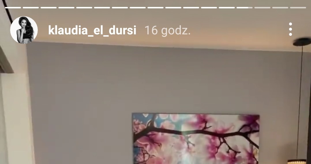 Klaudia zrobiła tournee po "pokoiczku"     ///https://www.instagram.com/klaudia_el_dursi/ /Instagram