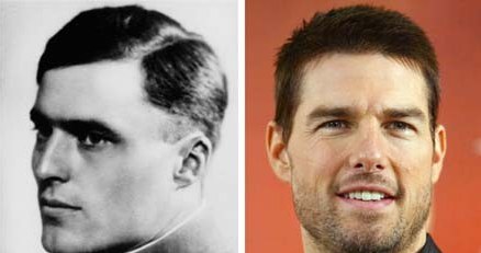 Klaus von Stauffenberg i Tom Cruise /AFP