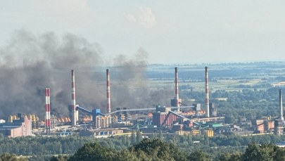 ​Kłęby dymu nad koksownią w Zdzieszowicach. To nie pożar